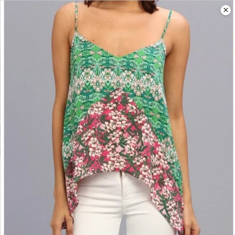 🌸✨ BCBG ‘Cora’ Floral Lined Cami | Women’s XXS | Elegant Feminine Tank Top 🌿💖